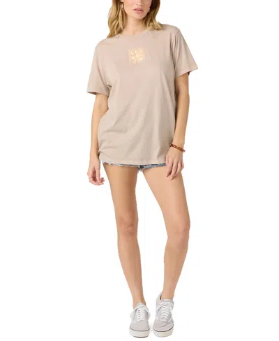 O'neill Women's Seeking Sunsets Short-sleeve Oversized T-shirt In Neutral