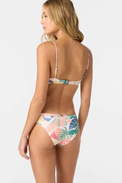 O'neill Women's Siren Abstract Blue Lagoon Full Bottoms, Size 2xl, Elastane/polyamide, Best Women's Swimwear In Multi