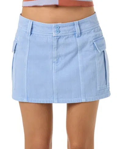 O'neill Stella Cargo Miniskirt In Blue