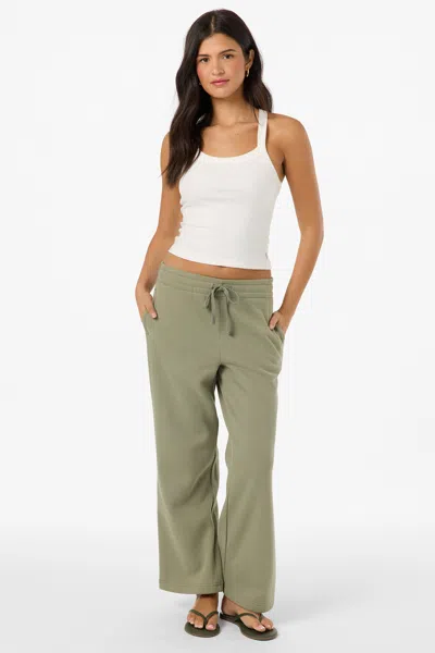 O'neill Women's Straight Leg Fleece Sweatpants In Sage