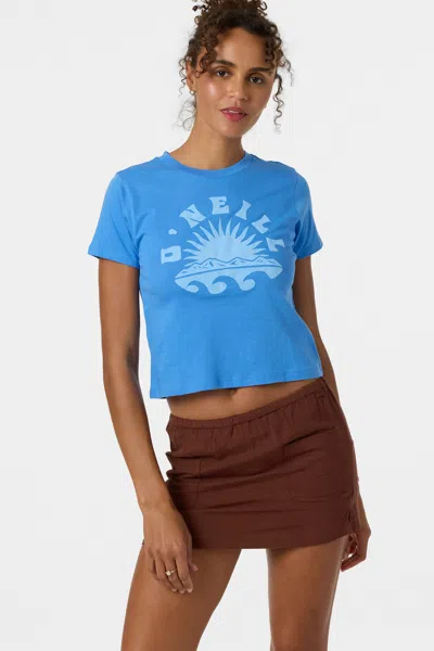 O'neill Women's Strato Fitted T-shirt In Blue