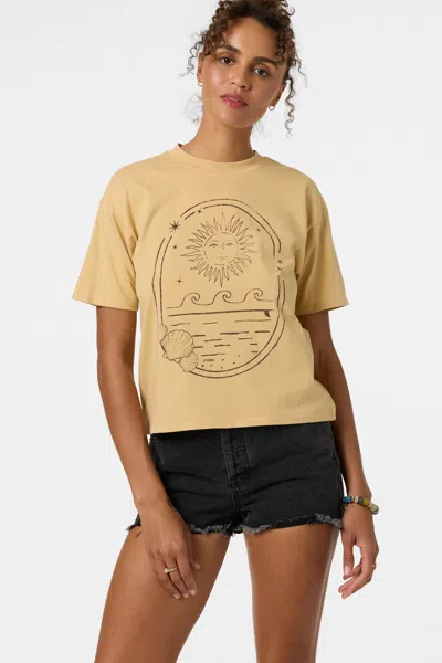 O'neill Women's Sun Shell Easy T-shirt In Nude