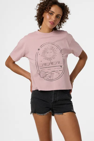 O'neill Women's Sun Shell Easy T-shirt In Pink