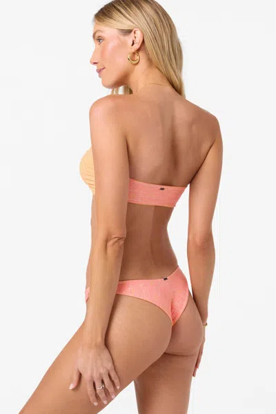 O'neill Women's Sunshine Hermosa Revo Skimpy Bikini Bottoms In Pink