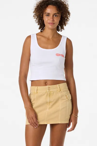 O'neill Women's Sunstack Scoop Neck Tank Top In White