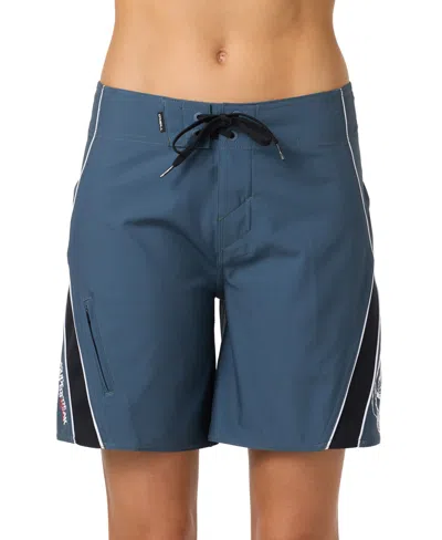 O'neill Women's Super Fly Closure Board Cover-up Shorts In Blue