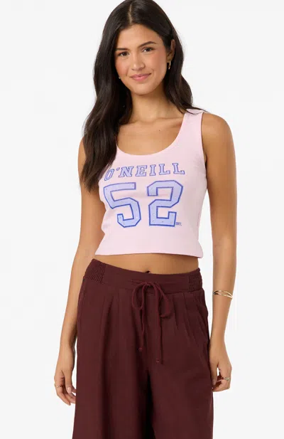 O'neill Women's Team  Scoopneck Tank Top In Pink