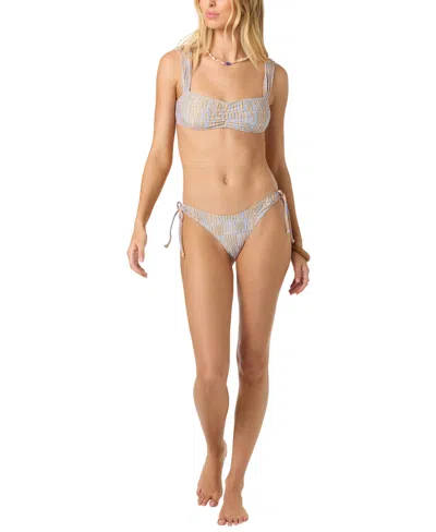 O'neill Women's Tie-side Nori Crestview Bikini Bottom In Neutral