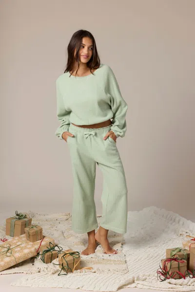 O'neill Women's Tour Waffle Knit Pants In Green