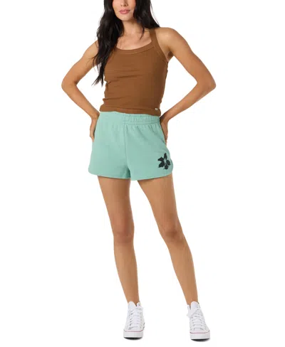 O'neill Women's Tropic Melt Scallop Relaxed-fit Shorts In Green