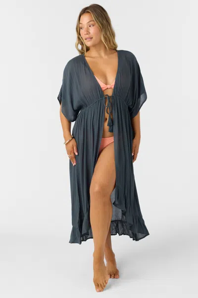 O'neill Women's Wilder Midi Cover-up Dress In Gray