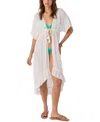 O'neill Women's Wilder Tassel-tie Midi Cover-up Gown In Vanilla