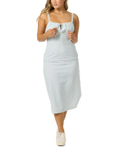 O'neill Wiley Body-con Midi Dress In White