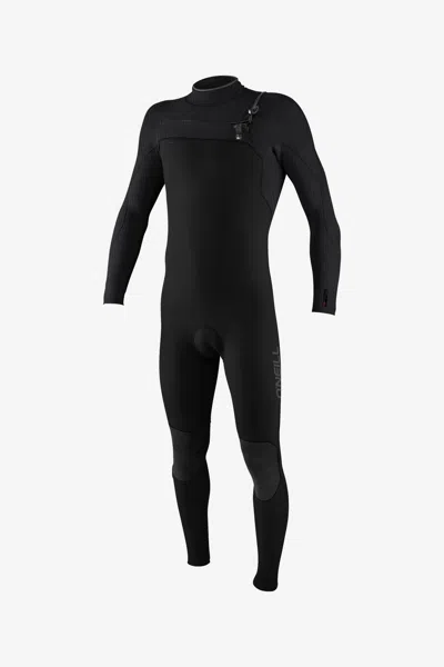 O'neill Women's Youth Hyperfreak 4/3+mm Chest Zip Full Wetsuit In Black