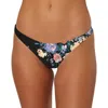 O'neill Womens Floral Bikini Swim Bottom Separates In Black