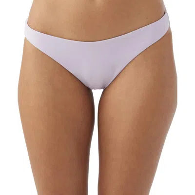 O'neill Womens Solid Lined Swim Bottom Separates In Purple