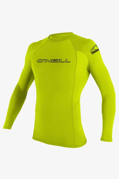 O'neill Youth Basic Skins 50+ Long Sleeves Rash Guard In Multi