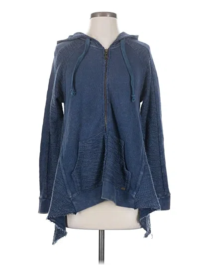 Pre-owned O'neill Zip Up Hoodie In Blue