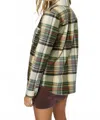 O'neill Zuma Jacket In Christmas Plaid In Gray