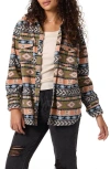 O'neill Zuma Print Superfleece Shirt Jacket In Multi