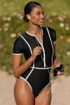 Oneone X Anthropologie Heather One-piece Swimsuit