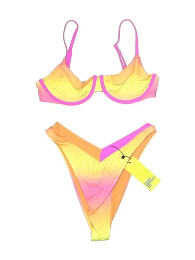 Pre-owned Oneonone Two Piece Swimsuit In Yellow