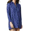 Oneseason Crete Cotton Peggy Top In Royal In Blue
