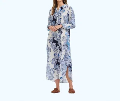 Oneseason Long Gilli Dress In Blue