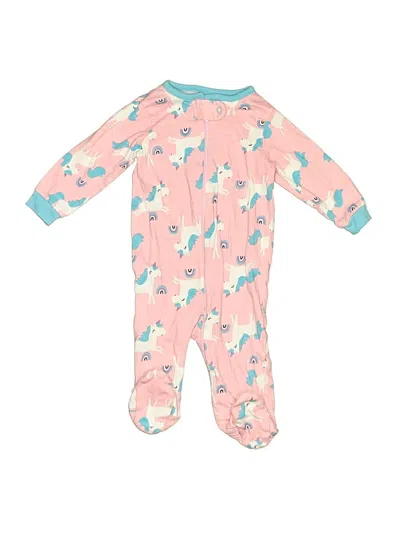 Pre-owned Onesies Babies' Long Sleeve Onesie In Pink