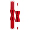 One/size By Patrick Starrr Lip Snatcher Hydrating Liquid Lipstick And Lip Gloss Duo O/s Red .24 oz / 7 ml In O/s Red