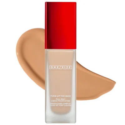 One/size By Patrick Starrr Turn Up The Base Full Beat Waterproof Liquid Foundation Medium 65 R 1 oz / 30 ml In Brown