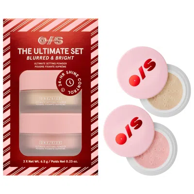 One/size By Patrick Starrr Ultimate Blurring Setting Powder Blurred & Bright Travel Duo Transluscent/ultra Pink