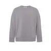 Onesta Grey Tencel Loungewear Sweater In Gray