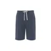 Onesta Mens Blue Loungewear Shorts In Gray