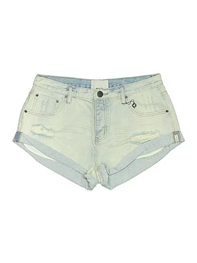 Oneteaspoon Denim Shorts In Blue
