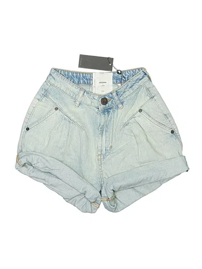 Oneteaspoon Denim Shorts In Blue