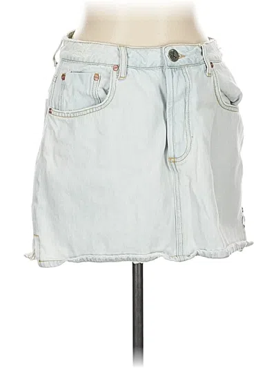 Pre-owned Oneteaspoon Denim Skirt In Blue