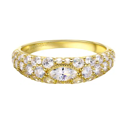 Onewildone Women's Gold Don't Make Me Choose Marquise + Round Band Ring