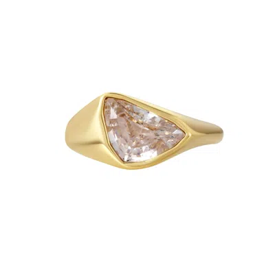 Onewildone Women's Gold Girl, Have Fun Ring