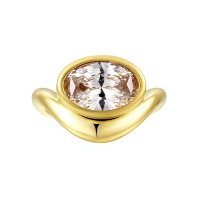 Onewildone Women's Gold Having A Moment Ring