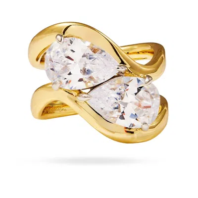 Onewildone Women's Gold Just A Girl Ring