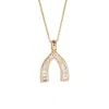 Onewildone Women's Gold Make A Wish Necklace
