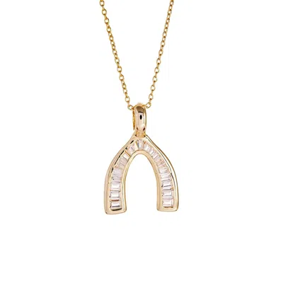 Onewildone Women's Gold Make A Wish Necklace