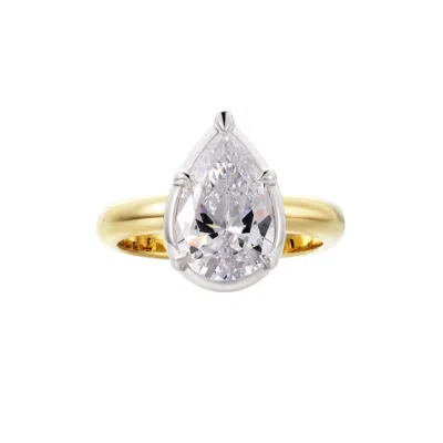 Onewildone Women's Gold / Silver Be Excited About Everything Pinky Ring In Multi