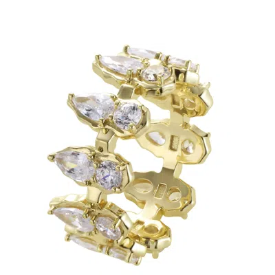 Onewildone Women's It's All In The Details Gold Eternity Band