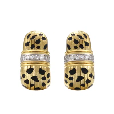 Onewildone Women's Just Do You Leopard Gold Earrings