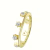 Onewildone Women's Rizz Eternity Stacking Pinky Ring Gold In Gold