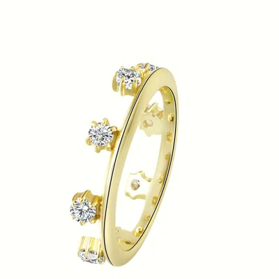 Onewildone Women's Rizz Eternity Stacking Pinky Ring Gold