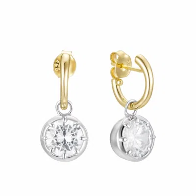 Onewildone Women's Silver / Gold I'm Not Like The Rest Two-tone Earrings