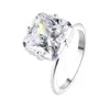 Onewildone Women's You Belong With Me Square Pinky Ring Silver In Metallic